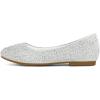 image:imageDREAM PAIRS Girls Dress Shoes Slip on Ballerina Flats for WeddingPartyMuyshinesilver Glitter