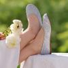image:imageDREAM PAIRS Girls Dress Shoes Slip on Ballerina Flats for WeddingPartyMuyshinesilver Glitter