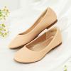 image:imageDREAM PAIRS Girls Dress Shoes Slip on Ballerina Flats for WeddingPartyNudeNubuck