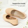 image:imageDREAM PAIRS Girls Dress Shoes Slip on Ballerina Flats for WeddingPartyNudeNubuck