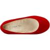 image:imageDREAM PAIRS Girls Dress Shoes Slip on Ballerina Flats for WeddingPartyRedSuede