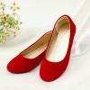 image:imageDREAM PAIRS Girls Dress Shoes Slip on Ballerina Flats for WeddingPartyRedSuede