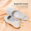 image:imageDREAM PAIRS Girls Dress Shoes Slip on Ballerina Flats for WeddingPartySilverGlitter