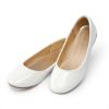 image:imageDREAM PAIRS Girls Dress Shoes Slip on Ballerina Flats for WeddingPartyWhitePat