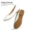 image:imageDREAM PAIRS Girls Dress Shoes Slip on Ballerina Flats for WeddingPartyWhitePat