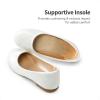 image:imageDREAM PAIRS Girls Dress Shoes Slip on Ballerina Flats for WeddingPartyWhitePat
