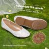 image:imageDREAM PAIRS Girls Dress Shoes Slip on Ballerina Flats for WeddingPartyWhiteSuede