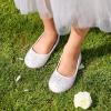 image:imageDREAM PAIRS Girls Dress Shoes Slip on Ballerina Flats for WeddingPartyWhiteSuede