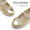 image:imageDREAM PAIRS Girls Dress Shoes Slipon Flower Girl Ballet Flats for Party Wedding Performance Prom GraduationGold