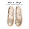 image:imageDREAM PAIRS Girls Dress Shoes Slipon Flower Girl Ballet Flats for Party Wedding Performance Prom GraduationGoldGlitter