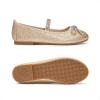 image:imageDREAM PAIRS Girls Dress Shoes Slipon Flower Girl Ballet Flats for Party Wedding Performance Prom GraduationGoldGlitter