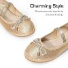 image:imageDREAM PAIRS Girls Dress Shoes Slipon Flower Girl Ballet Flats for Party Wedding Performance Prom GraduationGoldGlitter