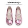 image:imageDREAM PAIRS Girls Dress Shoes Slipon Flower Girl Ballet Flats for Party Wedding Performance Prom GraduationPink