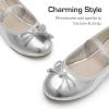 image:imageDREAM PAIRS Girls Dress Shoes Slipon Flower Girl Ballet Flats for Party Wedding Performance Prom GraduationSilver