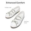 image:imageDREAM PAIRS Girls Dress Shoes Slipon Flower Girl Ballet Flats for Party Wedding Performance Prom GraduationWhite
