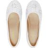 image:imageDREAM PAIRS Girls Dress Shoes Slipon Rhinestone Glitter Ballet Flats for Wedding Party Birthday Prom Little KidBig KidNina100white