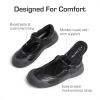 image:imageDREAM PAIRS Girls Kids Mary Jane School Uniform ToeProtective Shoes Soft Flats Toddler Little KidBlackpu