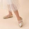 image:imageDREAM PAIRS Girls Mary Jane Dress Shoes Ballerina Flats for Wedding Party ToddlerLittle KidBig KidGold