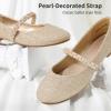 image:imageDREAM PAIRS Girls Mary Jane Dress Shoes Ballerina Flats for Wedding Party ToddlerLittle KidBig KidGoldGlitter