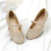 image:imageDREAM PAIRS Girls Mary Jane Dress Shoes Ballerina Flats for Wedding Party ToddlerLittle KidBig KidGoldGlitter