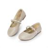 image:imageDREAM PAIRS Girls Mary Jane Dress Shoes Ballerina Flats for Wedding Party ToddlerLittle KidBig KidGoldGlitter W