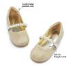image:imageDREAM PAIRS Girls Mary Jane Dress Shoes Ballerina Flats for Wedding Party ToddlerLittle KidBig KidGoldGlittert