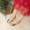 image:imageDREAM PAIRS Girls Mary Jane Dress Shoes Ballerina Flats for Wedding Party ToddlerLittle KidBig KidGoldt