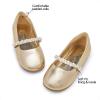 image:imageDREAM PAIRS Girls Mary Jane Dress Shoes Ballerina Flats for Wedding Party ToddlerLittle KidBig KidGoldt