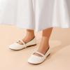 image:imageDREAM PAIRS Girls Mary Jane Dress Shoes Ballerina Flats for Wedding Party ToddlerLittle KidBig KidIvory