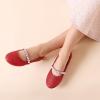 image:imageDREAM PAIRS Girls Mary Jane Dress Shoes Ballerina Flats for Wedding Party ToddlerLittle KidBig KidRedGlitter