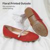 image:imageDREAM PAIRS Girls Mary Jane Dress Shoes Ballerina Flats for Wedding Party ToddlerLittle KidBig KidRedGlitter
