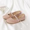 image:imageDREAM PAIRS Girls Mary Jane Dress Shoes Ballerina Flats for Wedding Party ToddlerLittle KidBig KidRoseGoldGlitter