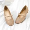 image:imageDREAM PAIRS Girls Mary Jane Dress Shoes Ballerina Flats for Wedding Party ToddlerLittle KidBig KidRoseGoldGlitter