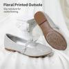 image:imageDREAM PAIRS Girls Mary Jane Dress Shoes Ballerina Flats for Wedding Party ToddlerLittle KidBig KidSilverGlitter