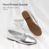 image:imageDREAM PAIRS Girls Mary Jane Dress Shoes Ballerina Flats for Wedding Party ToddlerLittle KidBig KidSilverpu