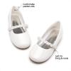 image:imageDREAM PAIRS Girls Mary Jane Dress Shoes Ballerina Flats for Wedding Party ToddlerLittle KidBig KidWhitePatt