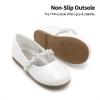 image:imageDREAM PAIRS Girls Mary Jane Dress Shoes Ballerina Flats for Wedding Party ToddlerLittle KidBig KidWhitePatt