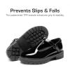 image:imageDREAM PAIRS Girls Mary Jane Dress Shoes Chunky Platform School Uniform Shoes TStrap Oxfords Loafers Star FlatsAll Black