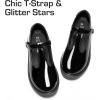 image:imageDREAM PAIRS Girls Mary Jane Dress Shoes Chunky Platform School Uniform Shoes TStrap Oxfords Loafers Star FlatsAll Black