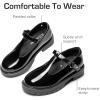 image:imageDREAM PAIRS Girls Mary Jane Dress Shoes Chunky Platform School Uniform Shoes TStrap Oxfords Loafers Star FlatsAll Black