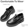 image:imageDREAM PAIRS Girls Mary Jane Dress Shoes Chunky Platform School Uniform Shoes TStrap Oxfords Loafers Star FlatsBlack