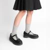 image:imageDREAM PAIRS Girls Mary Jane Dress Shoes Chunky Platform School Uniform Shoes TStrap Oxfords Loafers Star FlatsBlack Stars