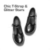 image:imageDREAM PAIRS Girls Mary Jane Dress Shoes Chunky Platform School Uniform Shoes TStrap Oxfords Loafers Star FlatsBlackpu