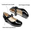 image:imageDREAM PAIRS Girls Mary Jane Dress Shoes Pumps Low Heels Flower Party Wedding PrincessBlack