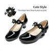 image:imageDREAM PAIRS Girls Mary Jane Dress Shoes Pumps Low Heels Flower Party Wedding PrincessBlack