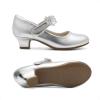 image:imageDREAM PAIRS Girls Mary Jane Dress Shoes Pumps Low Heels Flower Party Wedding PrincessSilver