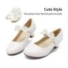 image:imageDREAM PAIRS Girls Mary Jane Dress Shoes Pumps Low Heels Flower Party Wedding PrincessWhite