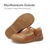 image:imageDREAM PAIRS Girls Mary Jane Dress Shoes School Uniform ToeProtective TStrap Ballet Flats Toddler Little KidBrown