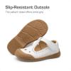 image:imageDREAM PAIRS Girls Mary Jane Dress Shoes School Uniform ToeProtective TStrap Ballet Flats Toddler Little KidWhite