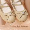 image:imageDREAM PAIRS Girls Mary Jane Dress Shoes for Toddler Heart Rhinestone Front Bow Ballerina Flat ToddlerLittle KidGoldGlitter